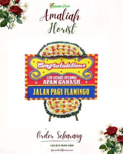Bunga Papan Congratulation di Baciro